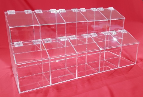 กล่องใส่ลูกอม 10 ช่อง